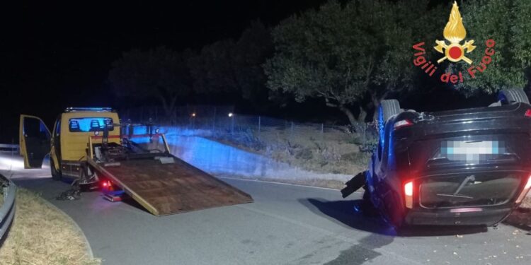 L'incidente avvenuto sulla Sp 122 in Calabria, all'altezza di Stalettì