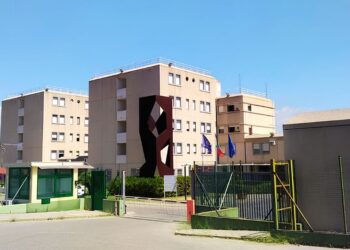 L'ingresso del carcere di Rossano, in Calabria