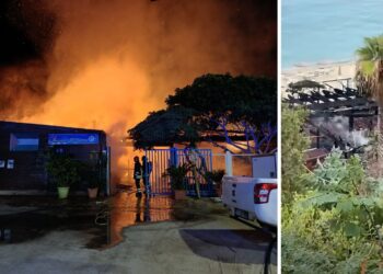Il lido Acqua Azzurra di Pizzo distrutto dalle fiamme