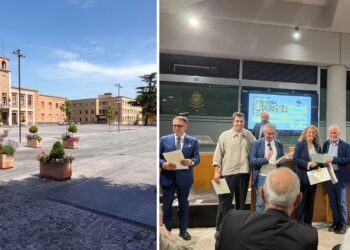 La premiazione del progetto di riqualificazione di Piazza Martiri d'Ungheria a Vibo Valentia