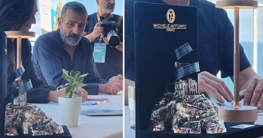 Il premio del Tropea Film Festival 2026 realizzato dal maestro orafo Michele Affidato