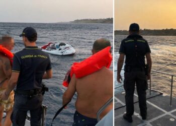 Il salvataggio dei diportisti a Isola Capo Rizzuto, in Calabria