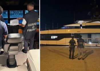 Il sequestro dello yacht di lusso in Calabria in una operazione congiunta tra Guardia di finanza e