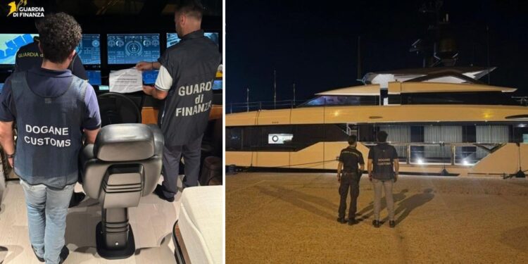 Il sequestro dello yacht di lusso in Calabria in una operazione congiunta tra Guardia di finanza e