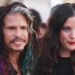Steven Tyler, frontman degli Aerosmith, insieme alla figlia Liv Tyler, popolare attrice