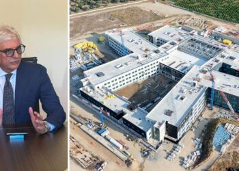 Il subcommissario alla Depurazione, Tonino Daffinà, e il nuovo ospedale della Sibaritide