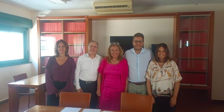 I rappresentanti del Conservatorio Fausto Torrefranca di Vibo Valentia e della Casa circondariale