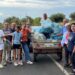 I volontari impegnati nella giornata ecologica a Zaccanopoli
