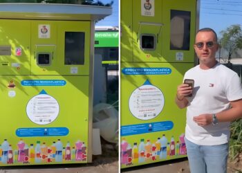 A Ricadi presentato e attivato il nuovo eco-compattatore mangiaplastica