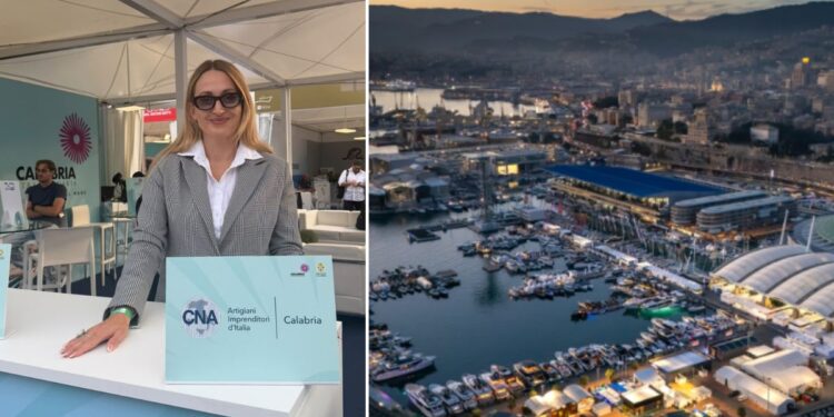 Anna Polimeni, presidente di Cna Calabria Nautica, e il Salone Nautico di Genova