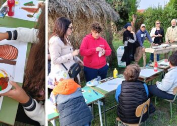 i bambini della Fondazione Valentia esplorano “Il Pajjaru”