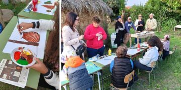 i bambini della Fondazione Valentia esplorano “Il Pajjaru”
