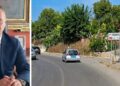 Franco Barbalace e un tratto della provinciale 22