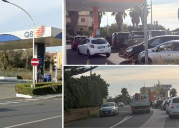 Code ai distributori ancora dotati di carburanti a seguito della protesta a Vibo Valentia