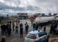Il blocco degli autotrasportatori a Sant'Onofrio