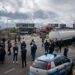 Il blocco degli autotrasportatori a Sant'Onofrio