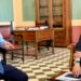 Da sinistra: il sindaco di Reggio Calabria, Francesco Cannizzaro, e il sindaco di Messina, Federico Basile