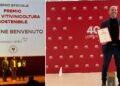 Giovanni Celeste Bevenuto, alla guida delle Cantine Benvenuto, premiato a Roma