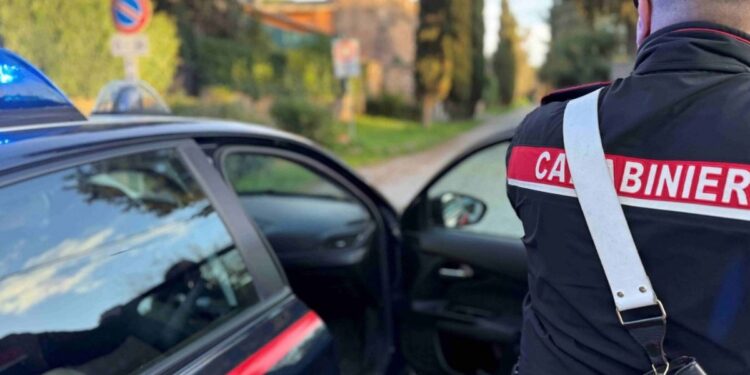 Un intervento dei Carabinieri