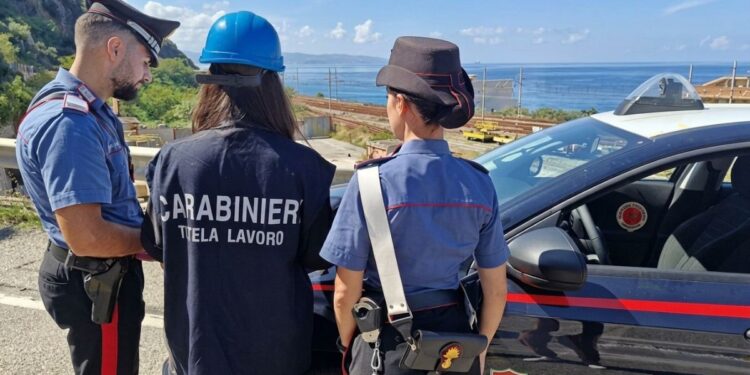 I carabinieri del nucleo Tutela lavoro