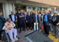 I pazienti dializzati di fronte al Gom di Reggio Calabria