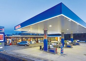 Un distributore di benzina Tamoil