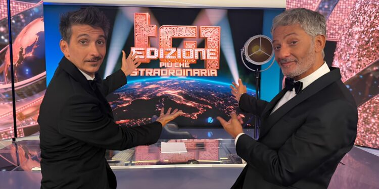 Da sinistra: Fabrizio Biggio e Rosario Fiorello