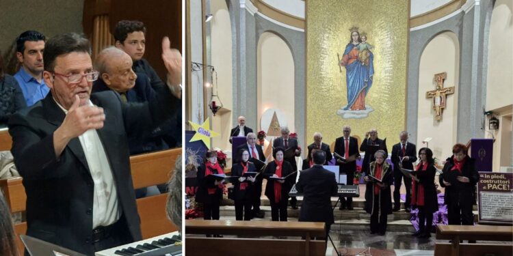 Il Maestro Antonio Romano ed il Coro Polifonico "Pensieri, Musica e Parole"