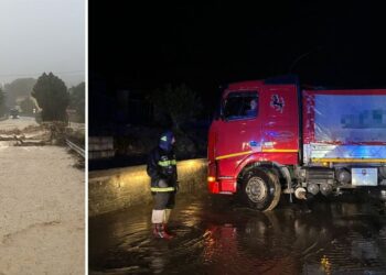 Il maltempo sulla Ss 107 in Calabria