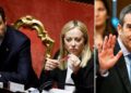 Matteo Salvini, Giorgia Meloni e Roberto Occhiuto