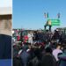 Roberto Occhiuto e gli agricoltori in protesta nel Crotonese