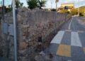 Una immagine del cosiddetto “Muro della Pigna”