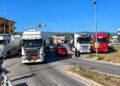 La protesta degli autotrasportatori in Calabria