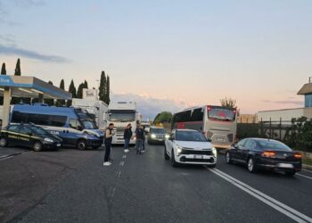 La protesta degli autotrasportatori in Calabria