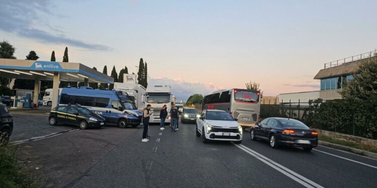 La protesta degli autotrasportatori in Calabria