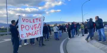 La protesta dei pescatori in Calabria