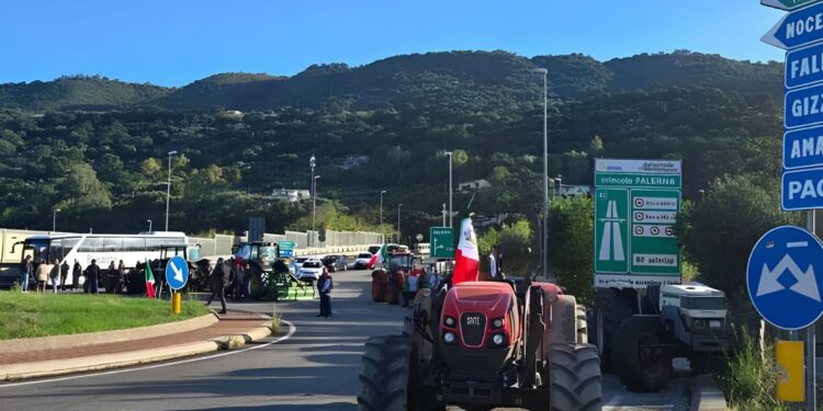 La protesta dei trattori in Calabria