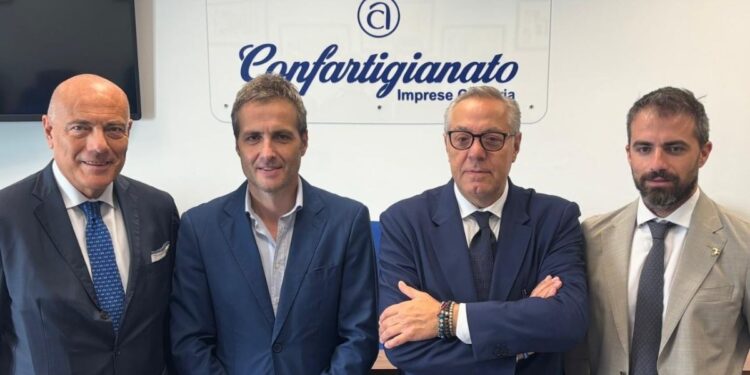 I rappresentanti di Confartigianato Calabria e Confidare