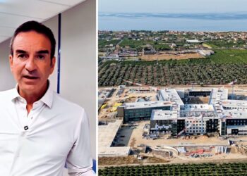 Roberto Occhiuto, presidente della Regione Calabria, e il nuovo ospedale della Sibaritide