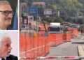 Via degli artigiani a Vibo Valentia, il sindaco Enzo Romeo e l'assessore Salvatore Monteleone