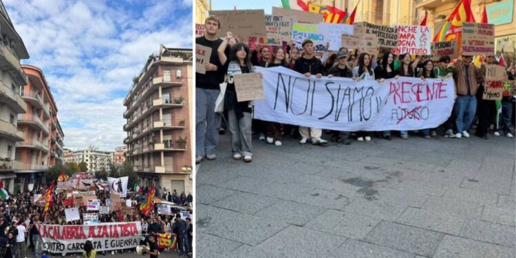 Sciopero generale a Cosenza e Reggio Calabria