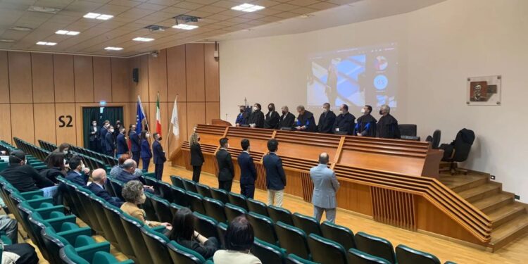 Una sessione di Laurea all'Università della Calabria