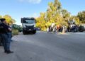 La protesta degli agricoltori a Vibo Marina